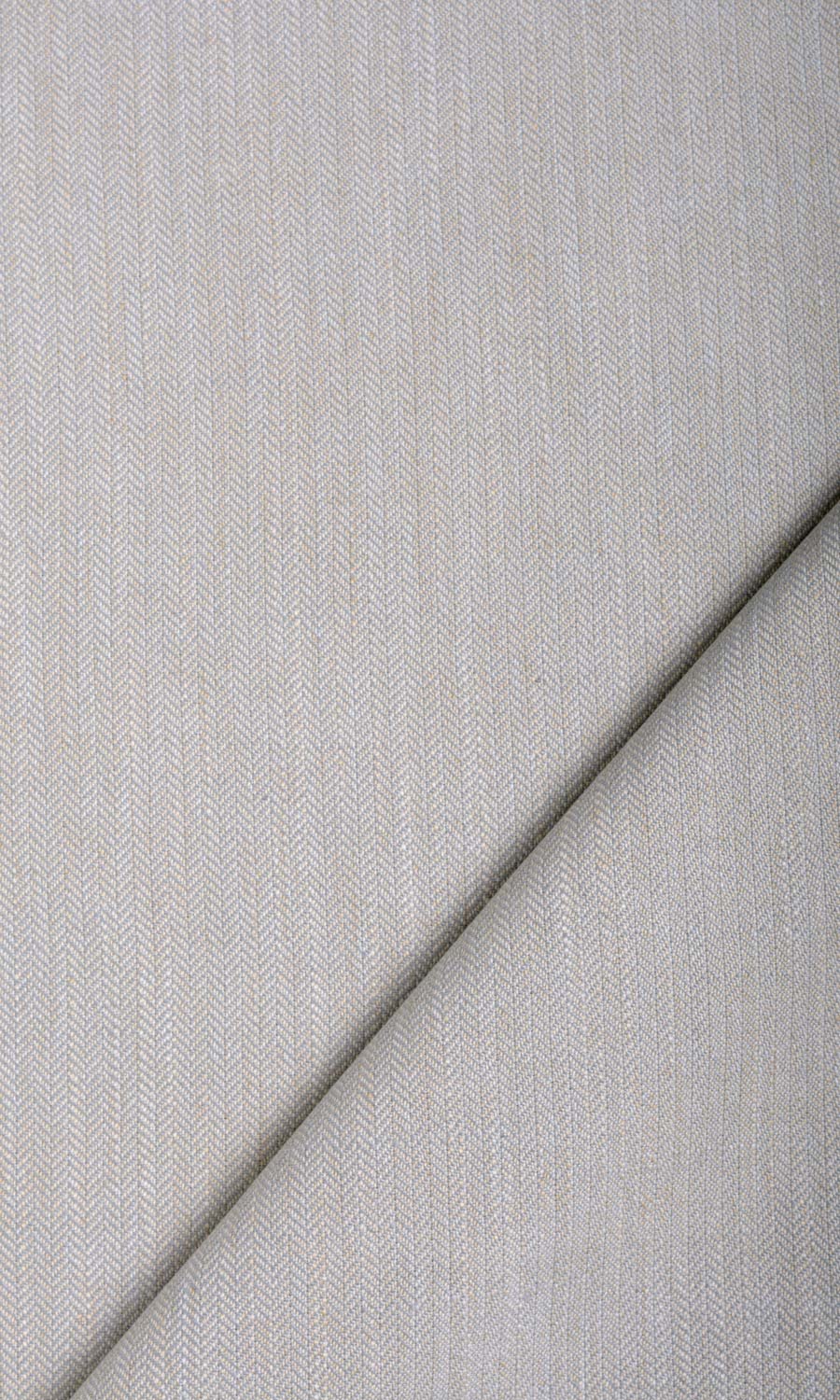 Herringbone Textured Fabric By the Yard for Curtains & Drapes (Pale Grey)