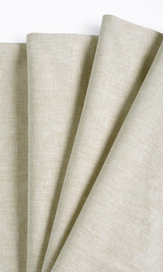 Poly-Cotton Blend Drapes (Pale Beige)