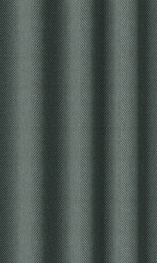 Herringbone Textured Drapery (Blue)