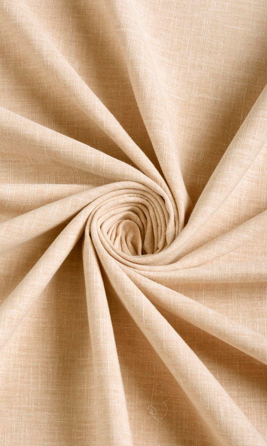 Poly-Cotton Blend Home Décor Fabric Sample (Peach Pink)