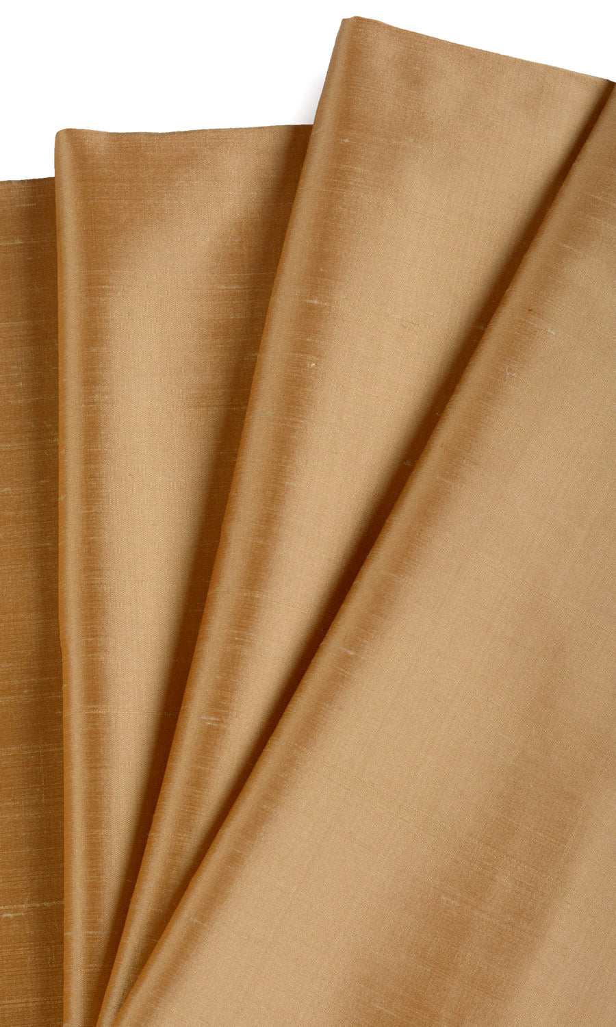 Shantung Silk Home Textile Fabric Material Sample (Mustard Gold)