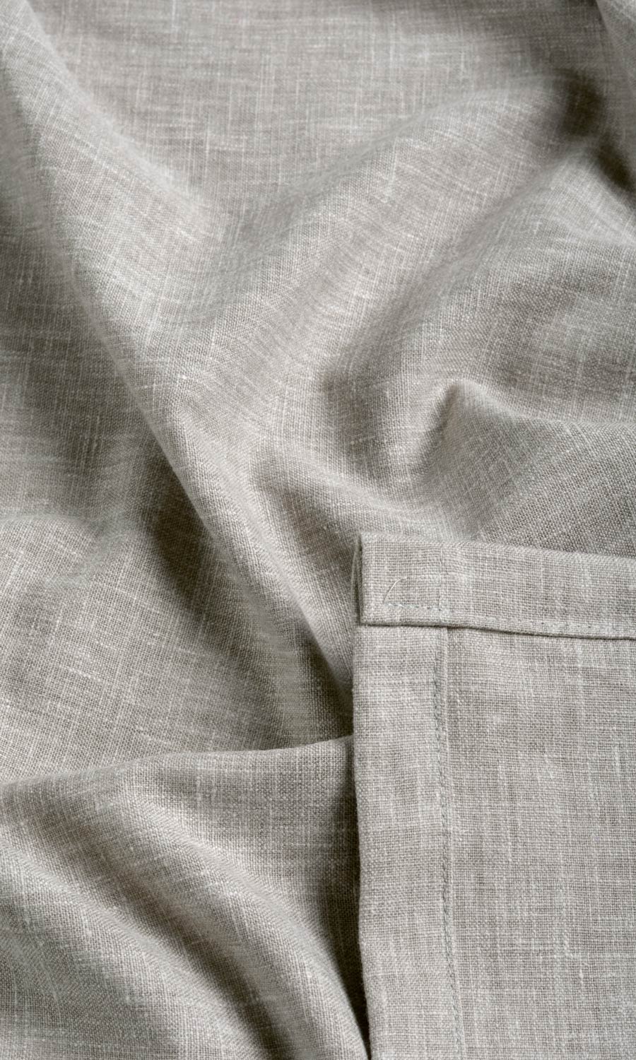 Poly-Cotton Blend Fabric By the Yard for Curtains & Drapes (Warm Grey)